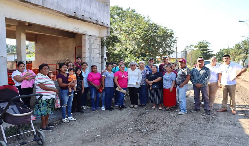 Compromiso cumplido con el Ejido Santa María