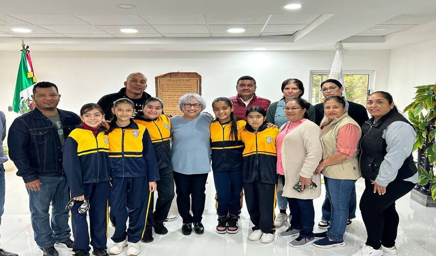 Celebrando el triunfo de nuestras alumnas