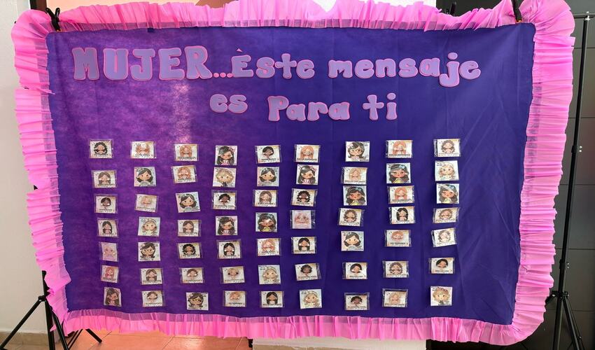 Un mensaje de fuerza y esperanza para todas las mujeres de Aldama