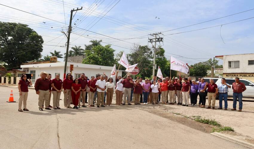 Arranque de Obra: Señalética vial para un Aldama más ordenado