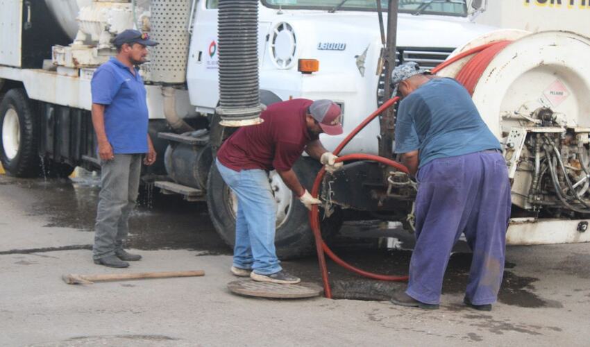 Desazolve con VACTOR en beneficio de las familias aldamenses